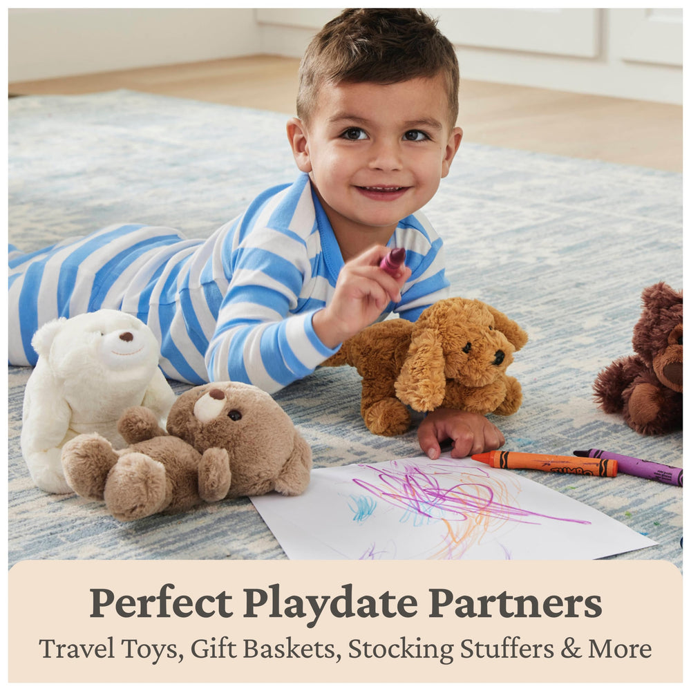 GUND Toothpick Teddy Bear care instruction image indicates surface-wash care.