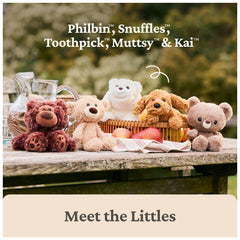 GUND Toothpick Teddy Bear gift-ready for birthdays, baby showers, or stocking stuffers.