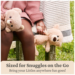 GUND Toothpick Teddy Bear travel snuggle in small bag perfect for on the go.