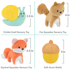 GUND My Woodland Friends playset includes a carry-ready mushroom house.
