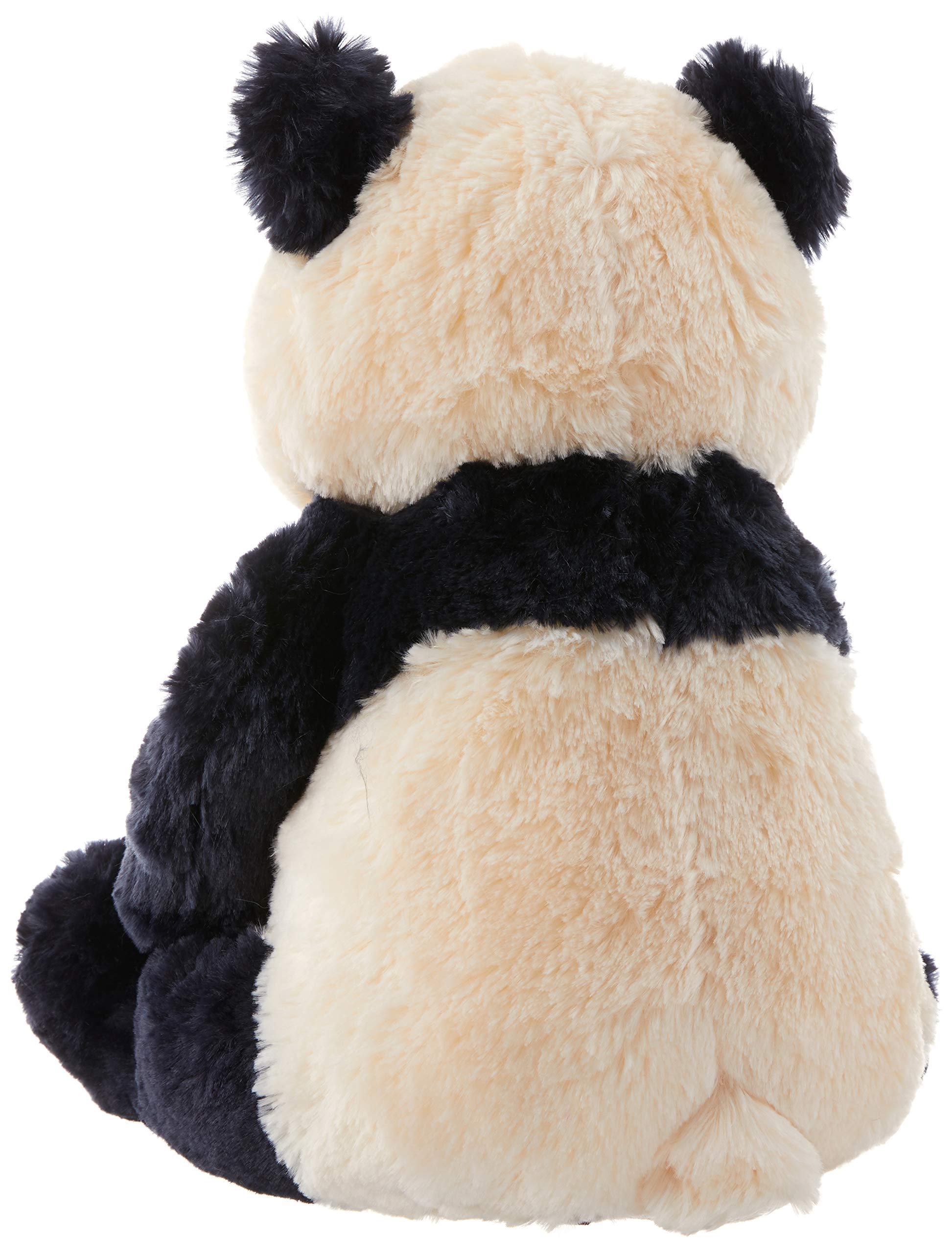Zi-Bo panda bear features soft, huggable material ideal for naps and bedtime routines.
