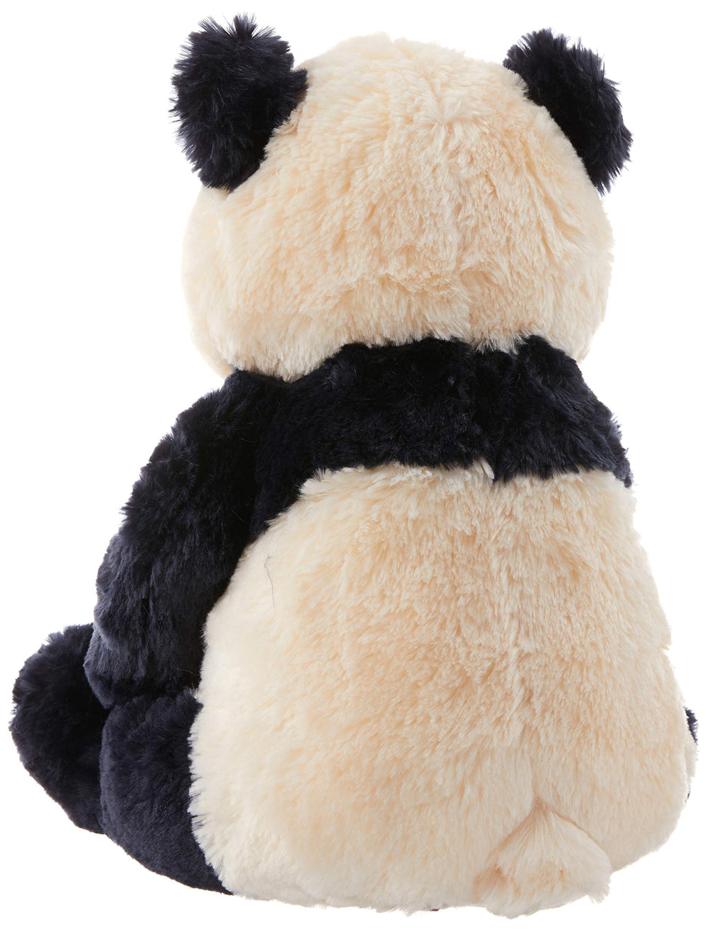 Zi-Bo panda bear features soft, huggable material ideal for naps and bedtime routines.