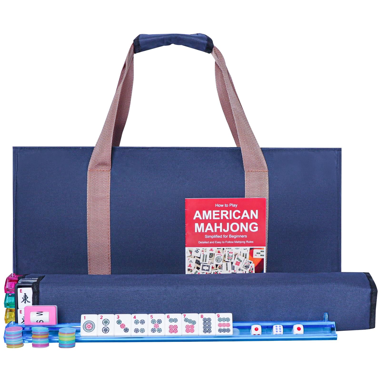 GUSTARIA American Mahjong tiles with durable, scratch-resistant finish for long-lasting play