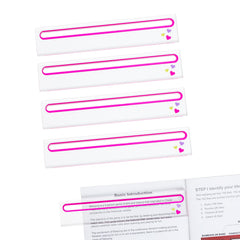 GUSTARIA card reader for mahjong pink, front view, improves readability.
