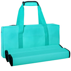 GUSTARIA Empty Mahjong Bag in light green, easy travel case for a complete set.