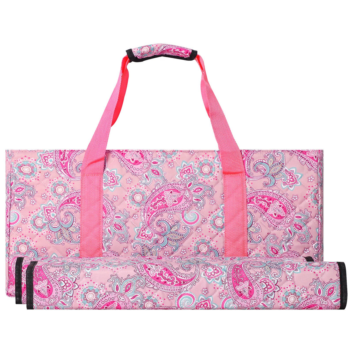 GUSTARIA empty mahjong bag with pink printed case for stylish, portable storage.