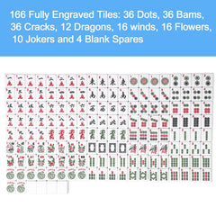 GUSTARIA family game night setup showing a casual mahjong session.