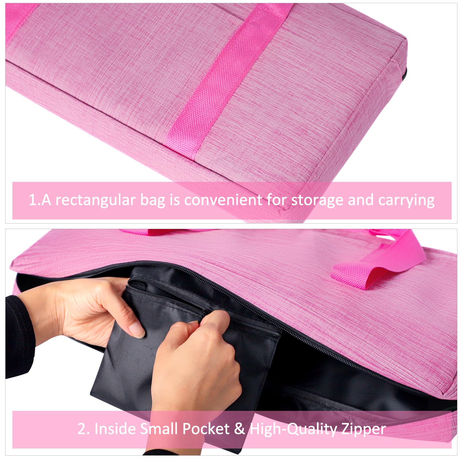 GUSTARIA extended zipper for easy access to tiles and racks