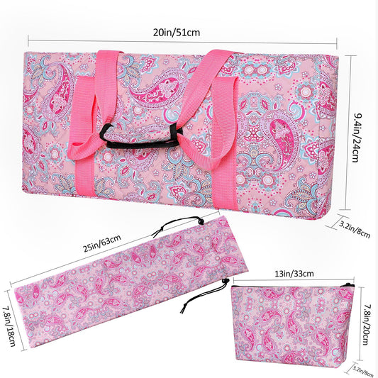 GUSTARIA padded interior protects racks and pushers during travel.