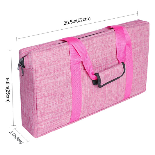 GUSTARIA mahjong bag with two wrappers keeps racks and trays secure while traveling