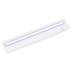 GUSTARIA Mahjong card reader in purple, front view with acrylic design for easy reading.