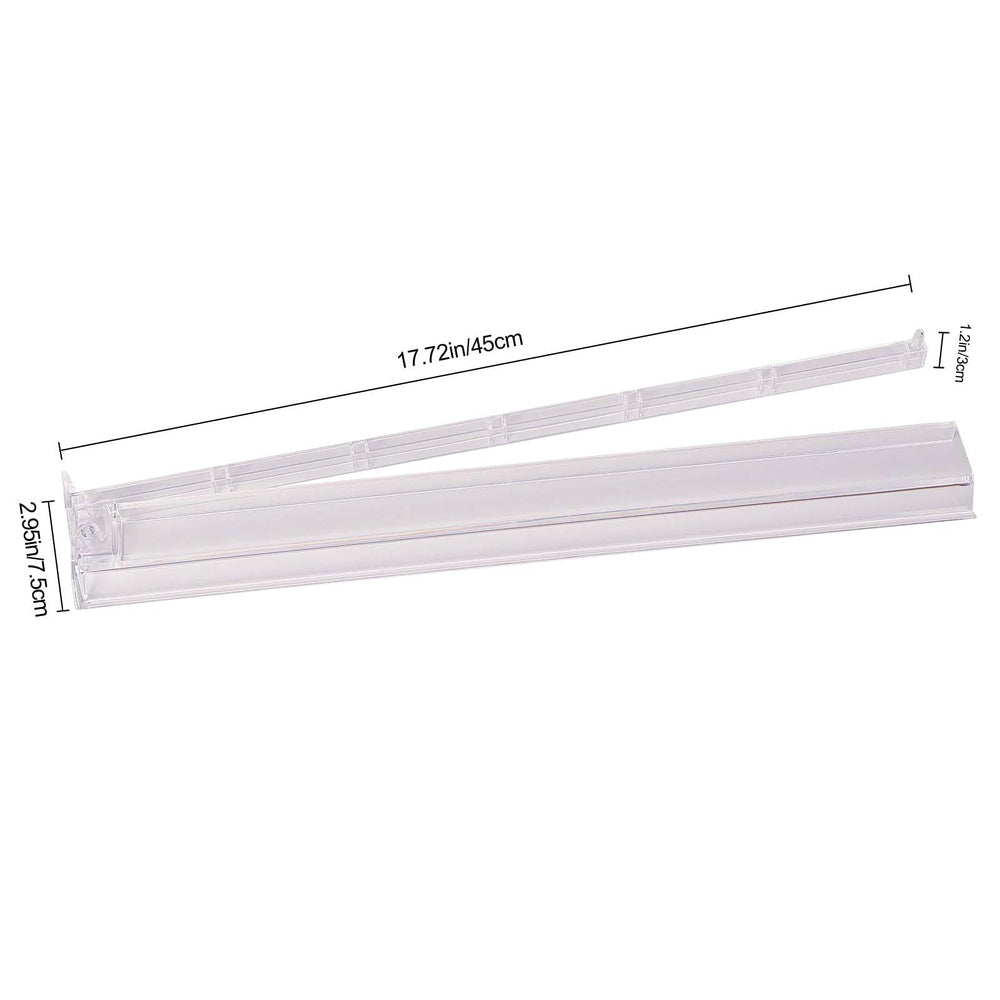 GUSTARIA clear acrylic rack shows a sleek, durable surface for steady tiles.