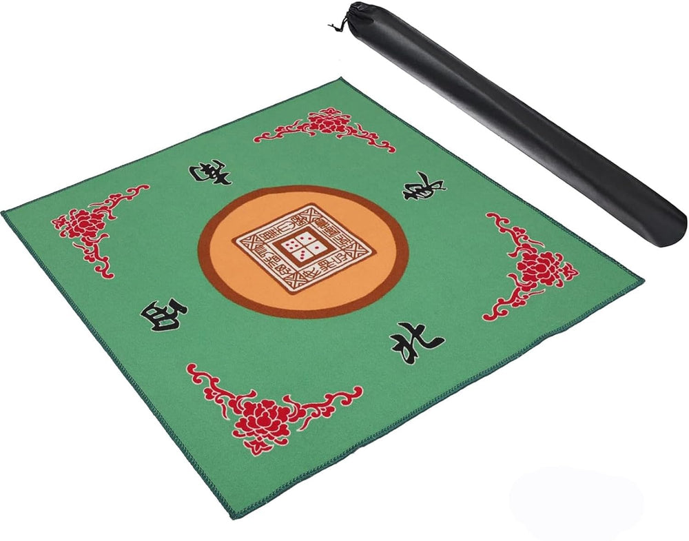 GUSTARIA Mahjong Mat anti-slip backing keeps tiles steady during play