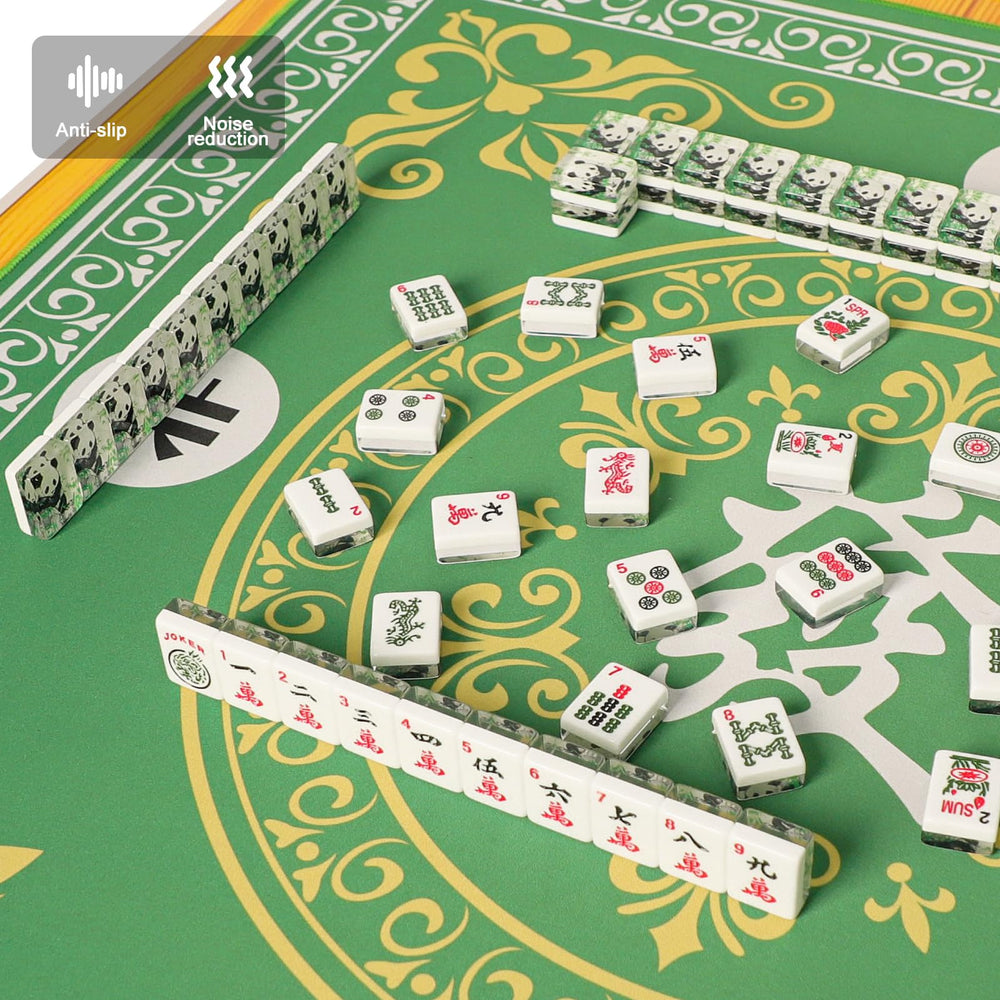 GUSTARIA Mahjong Mat shows clear, long-lasting prints for tabletop use