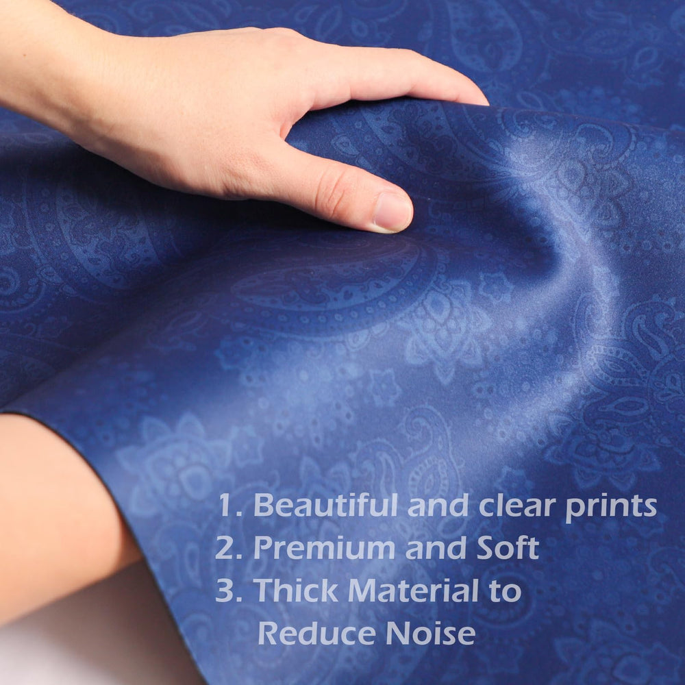 GUSTARIA Mahjong Mat protective surface shields tables from scratches.