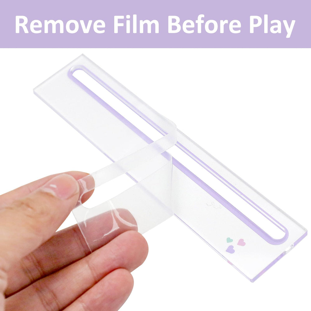 GUSTARIA Protective film on both sides protects during shipping.
