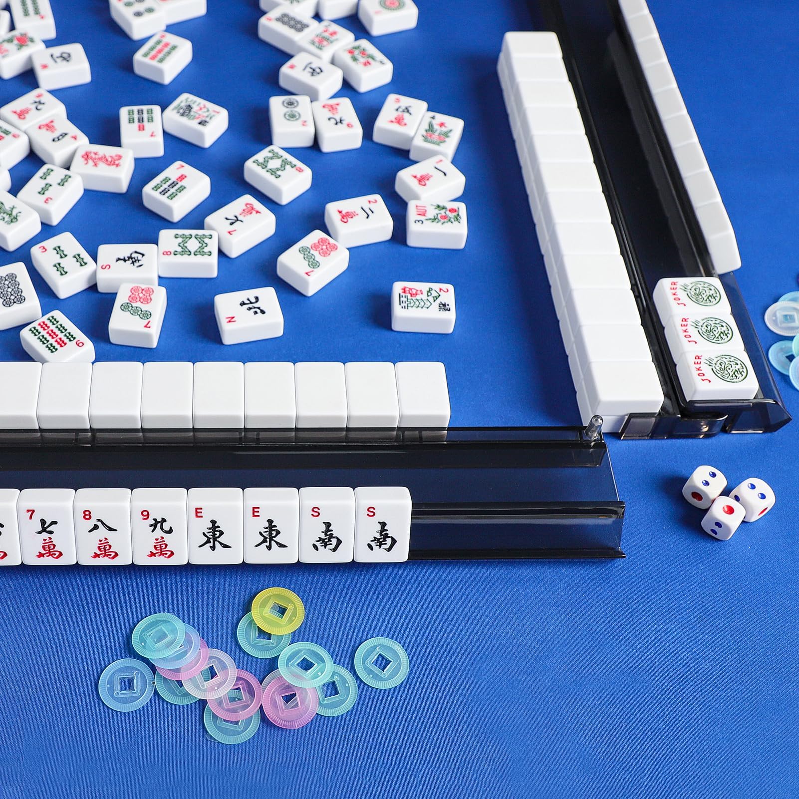 GUSTARIA Mahjong rack-pusher portable dimensions for travel
