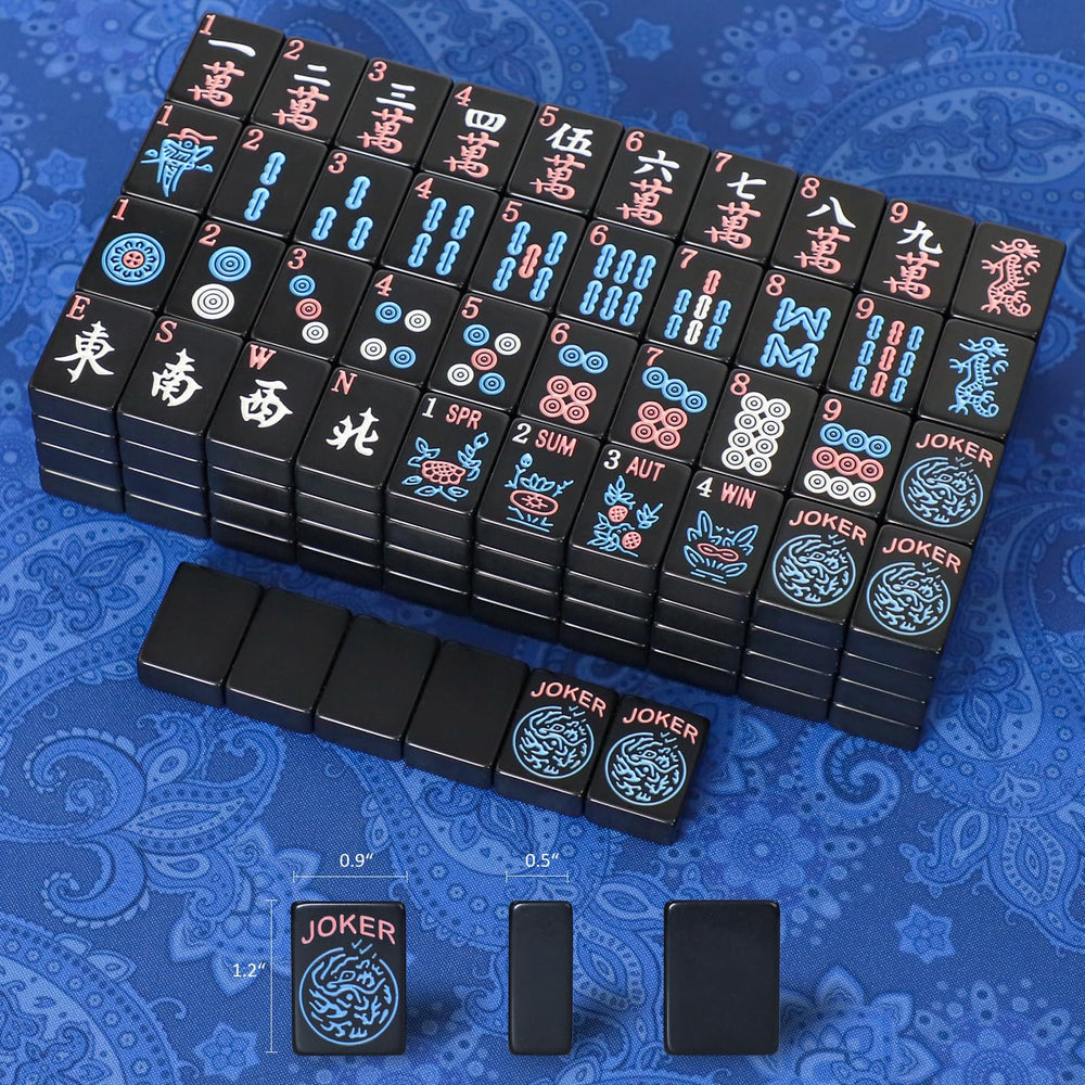 GUSTARIA 166-tile set with dots, bams, and cracks for varied gameplay.