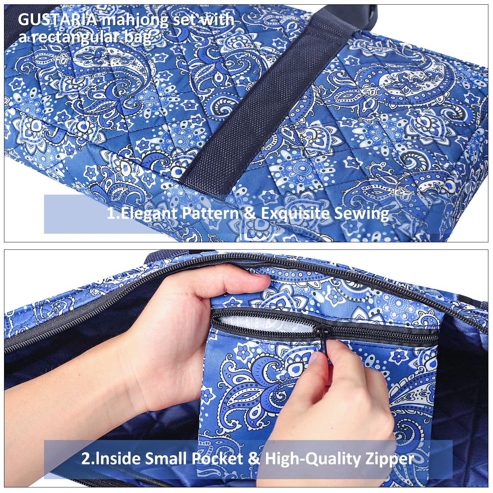GUSTARIA racks bag measures 48 x 35 cm for four racks.