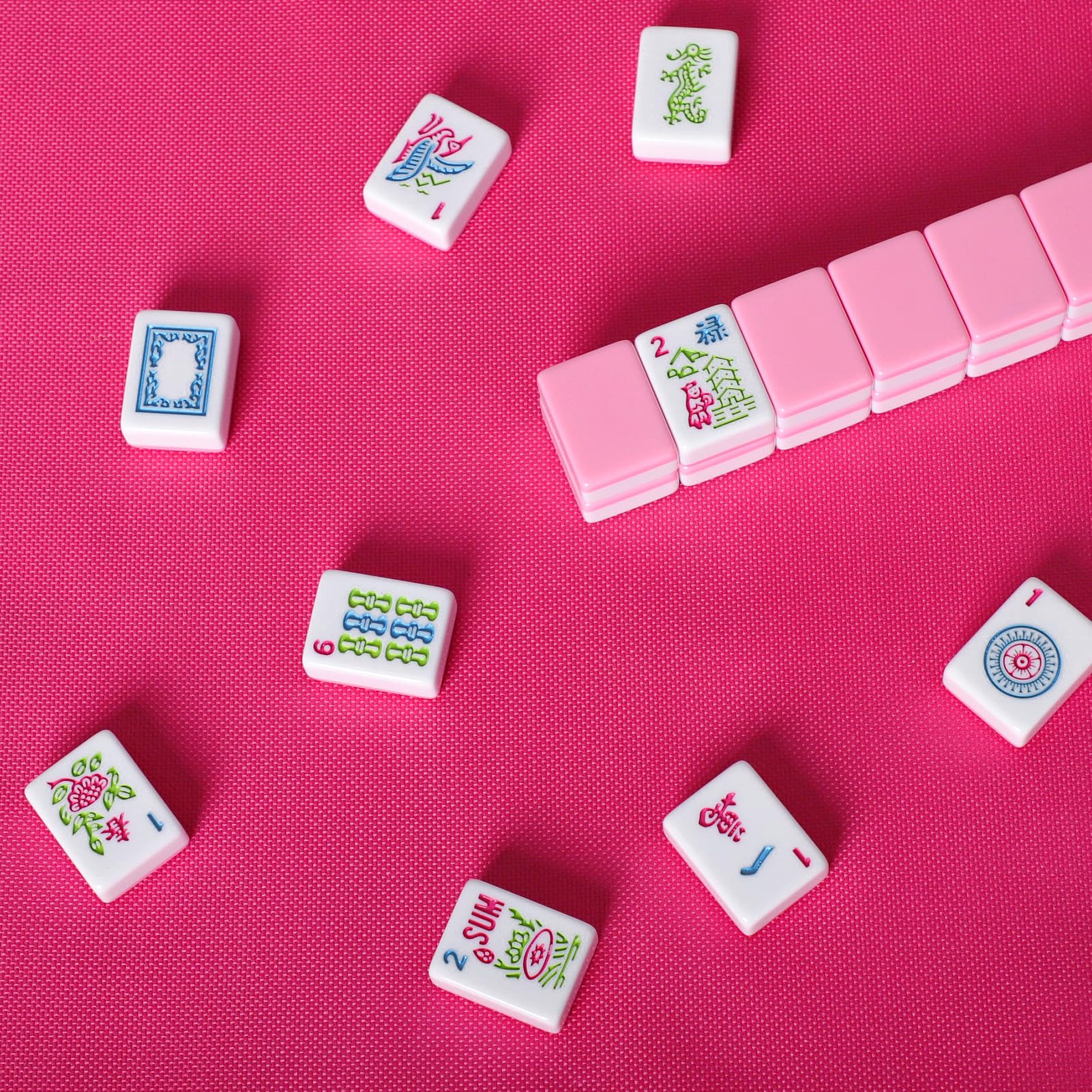 GUSTARIA portable mahjong tiles ideal for travel and outdoor games