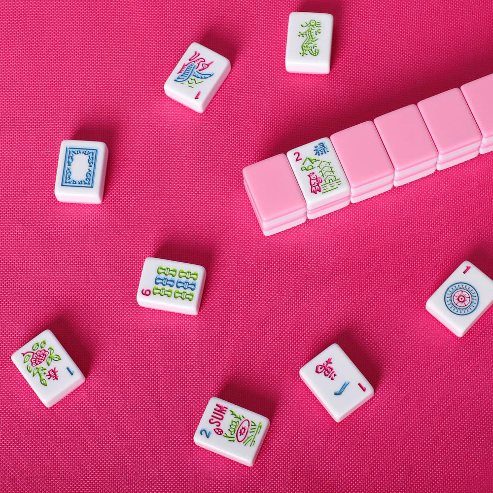 GUSTARIA portable mahjong tiles ideal for travel and outdoor games
