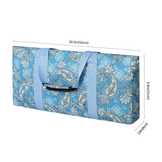 GUSTARIA two wrappers with strap fasteners keep racks secure during transport.