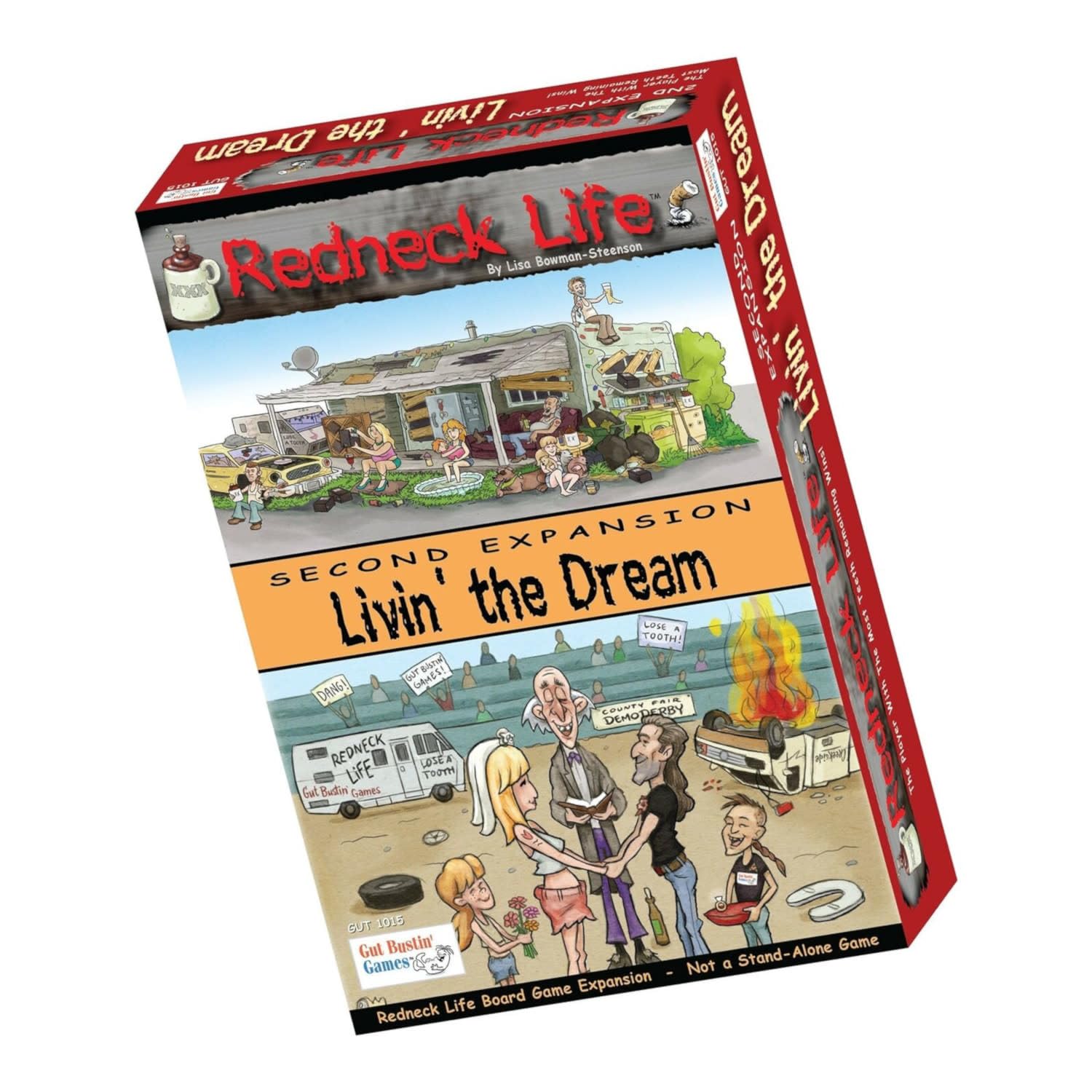 Gut Bustin' Games Livin' the Dream cards inject humor and twists.