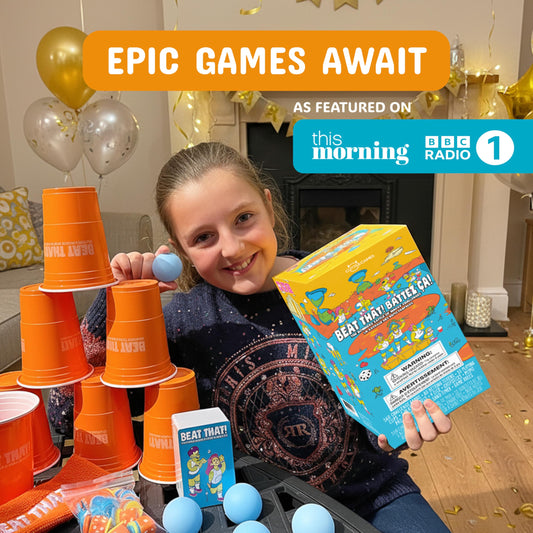 Gutter Games Beat That 160 challenges cards fuel quick, energetic family fun
