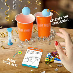 Gutter Games Beat That cups and dice simplify play setups for groups