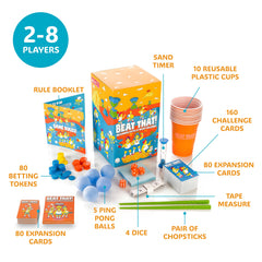 Gutter Games Beat That Game expansion cups and balls for dexterity challenges