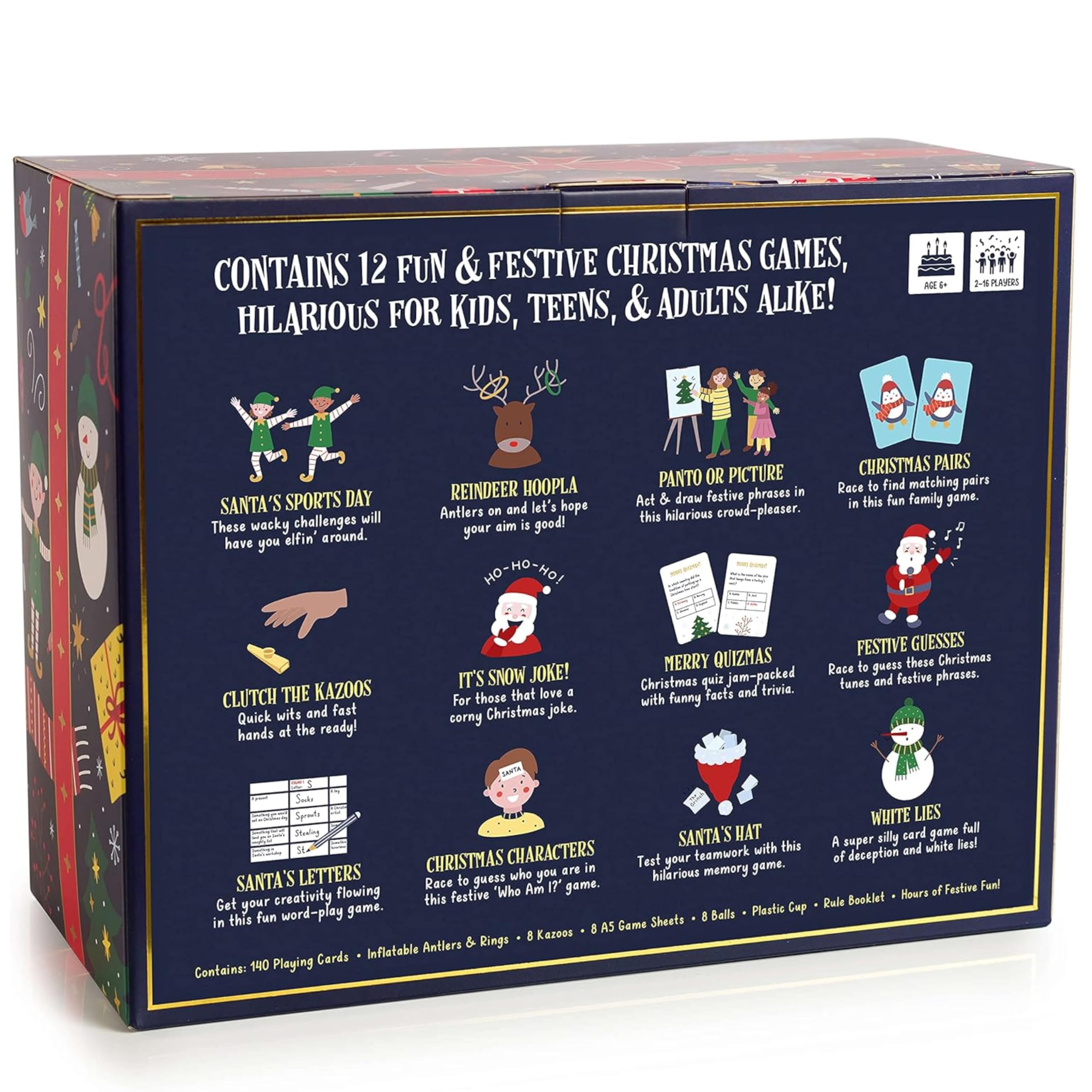 Gutter Games Merry Quizmas fast trivia for Christmas gatherings.