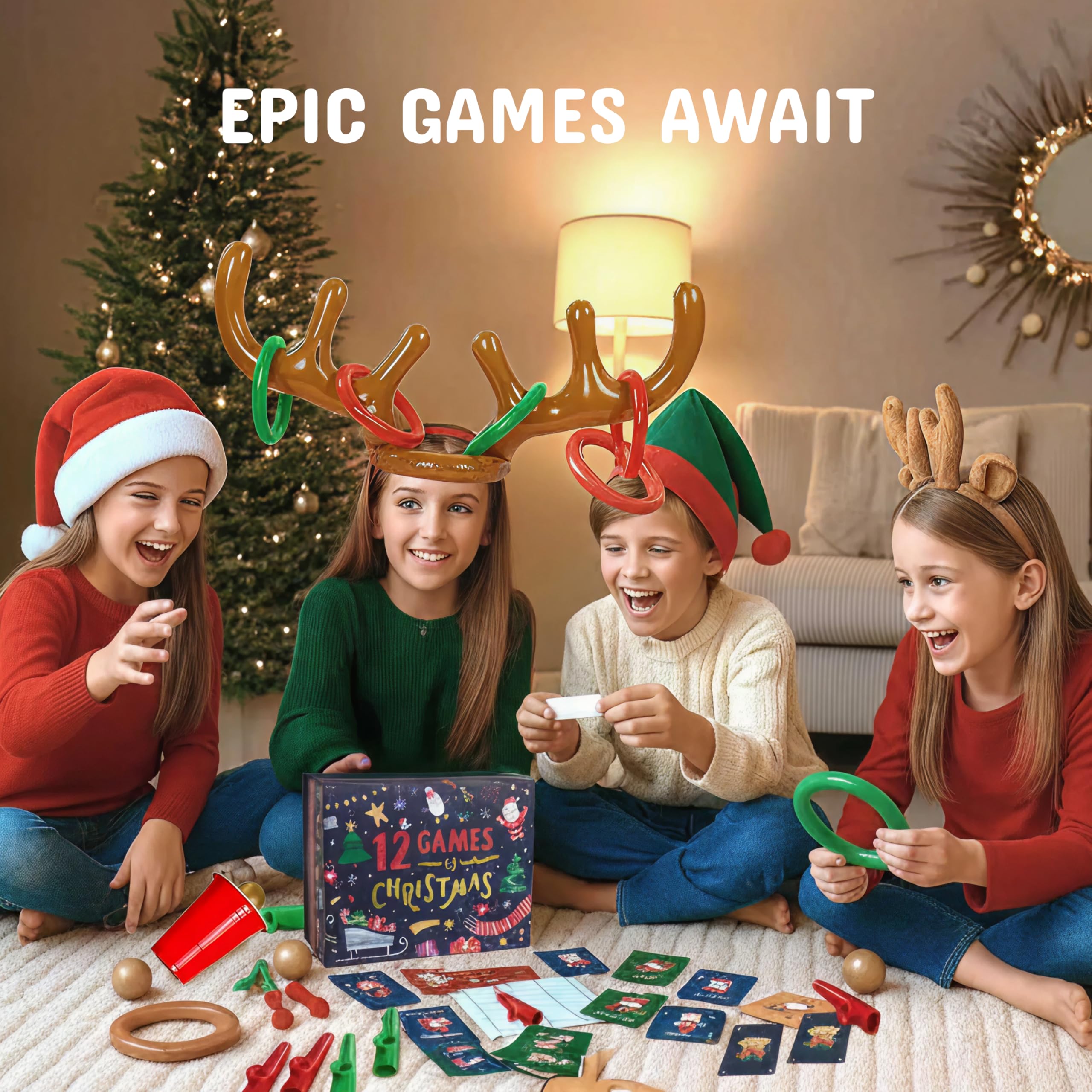 Gutter Games Santas Sports Day setup for lively group competition.
