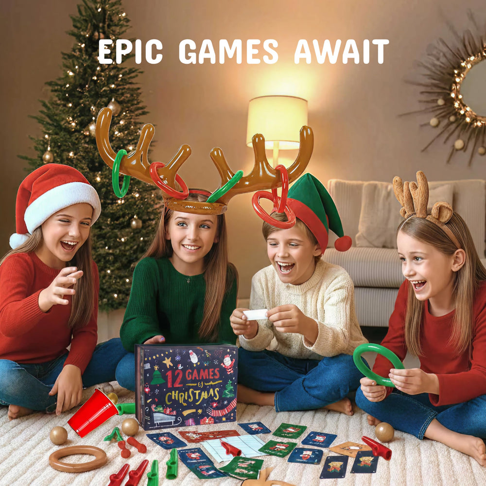Gutter Games Santas Sports Day setup for lively group competition.