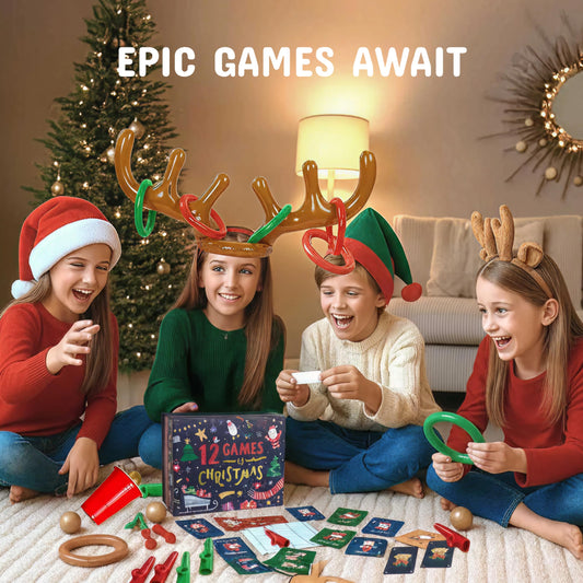 Gutter Games Santas Sports Day setup for lively group competition.