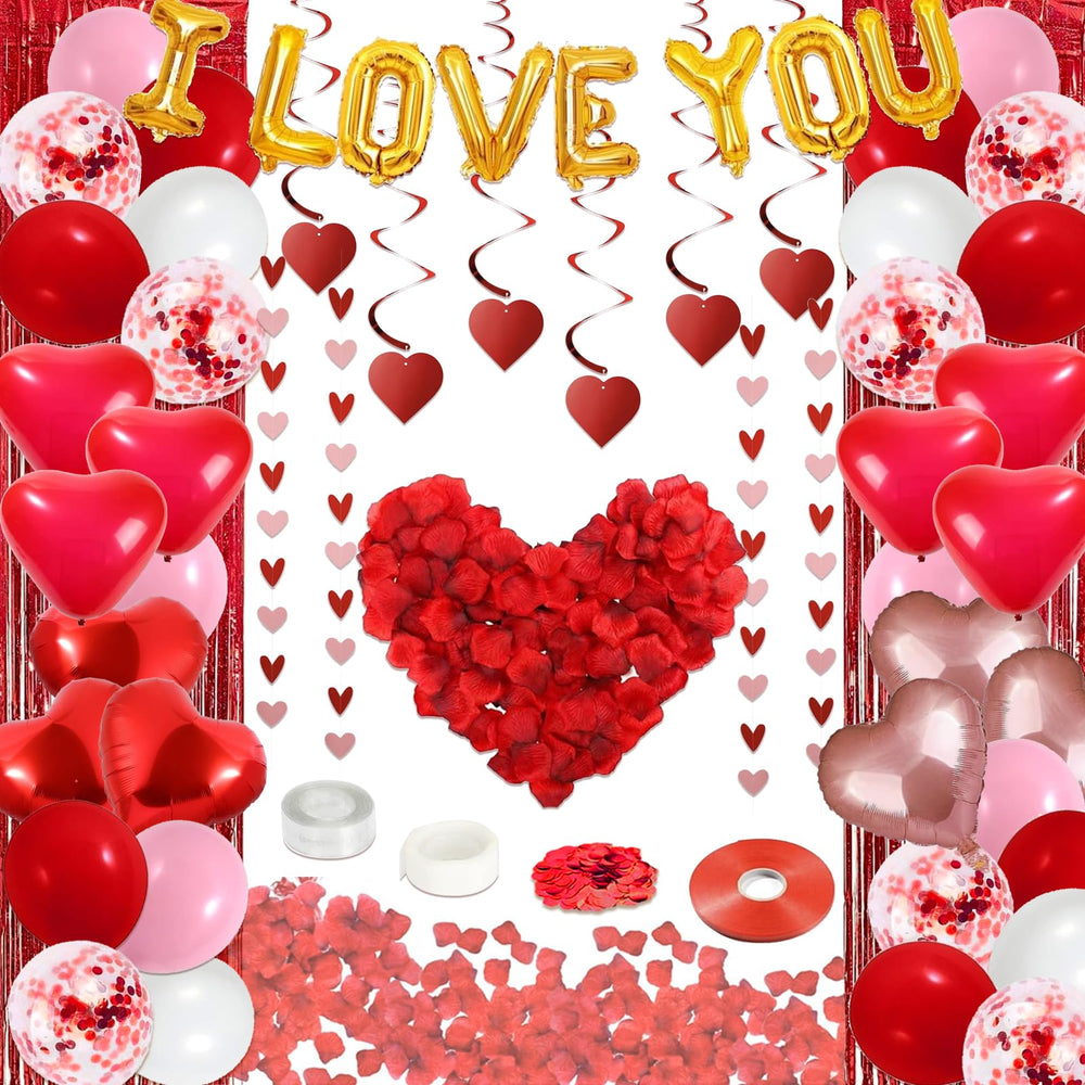 Guudmua rose petals 1000 pcs for romantic floor and bed décor