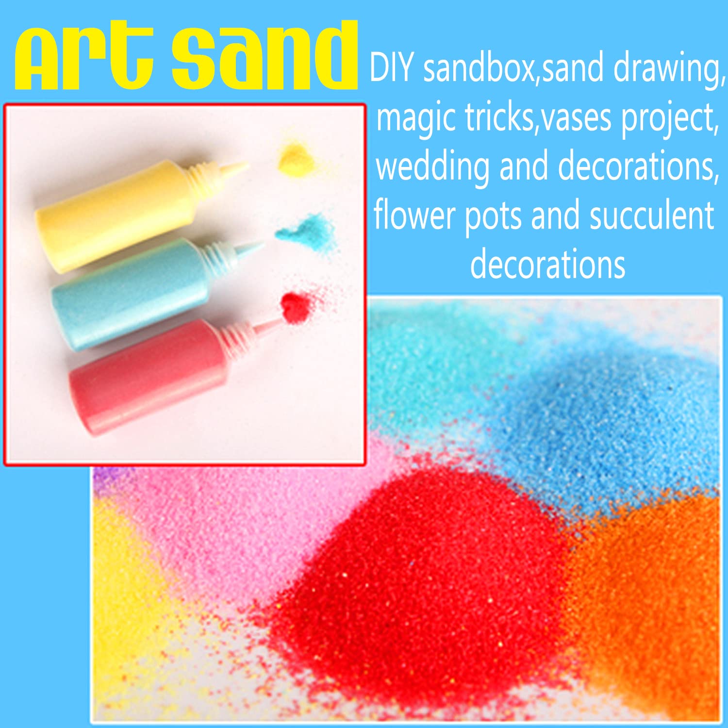 Guuozzli diy sand drawing kit sparks creative projects and kids activities