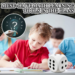 Guuozzli EVA foam dice teaching tool, lightweight and durable for classrooms.