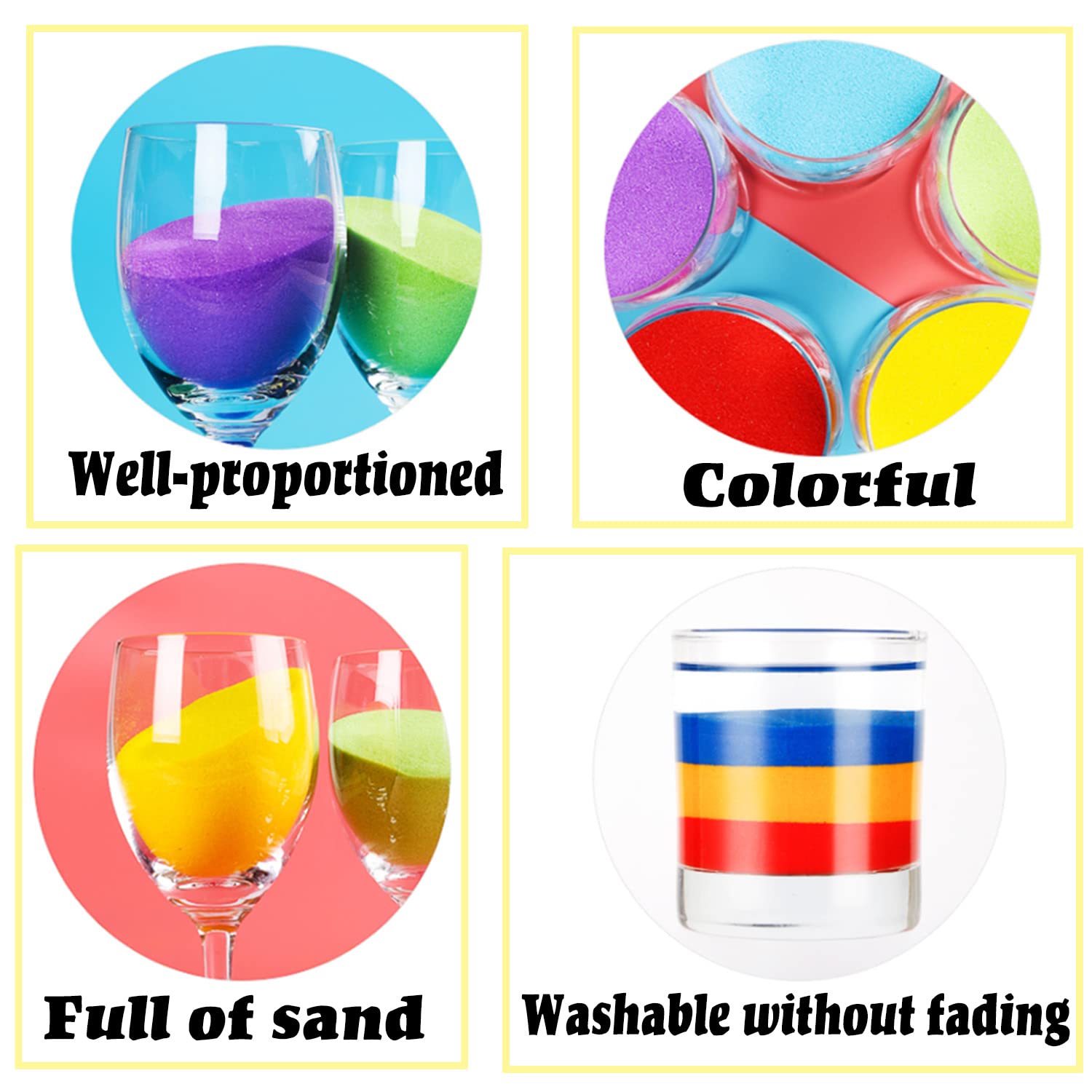 Guuozzli storage bottles with sealed lids for mess free crafting sessions
