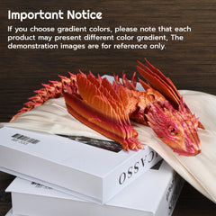 Guwewu Feathered Wyvern Dragon in a graceful pose highlights its display-worthy aesthetics.