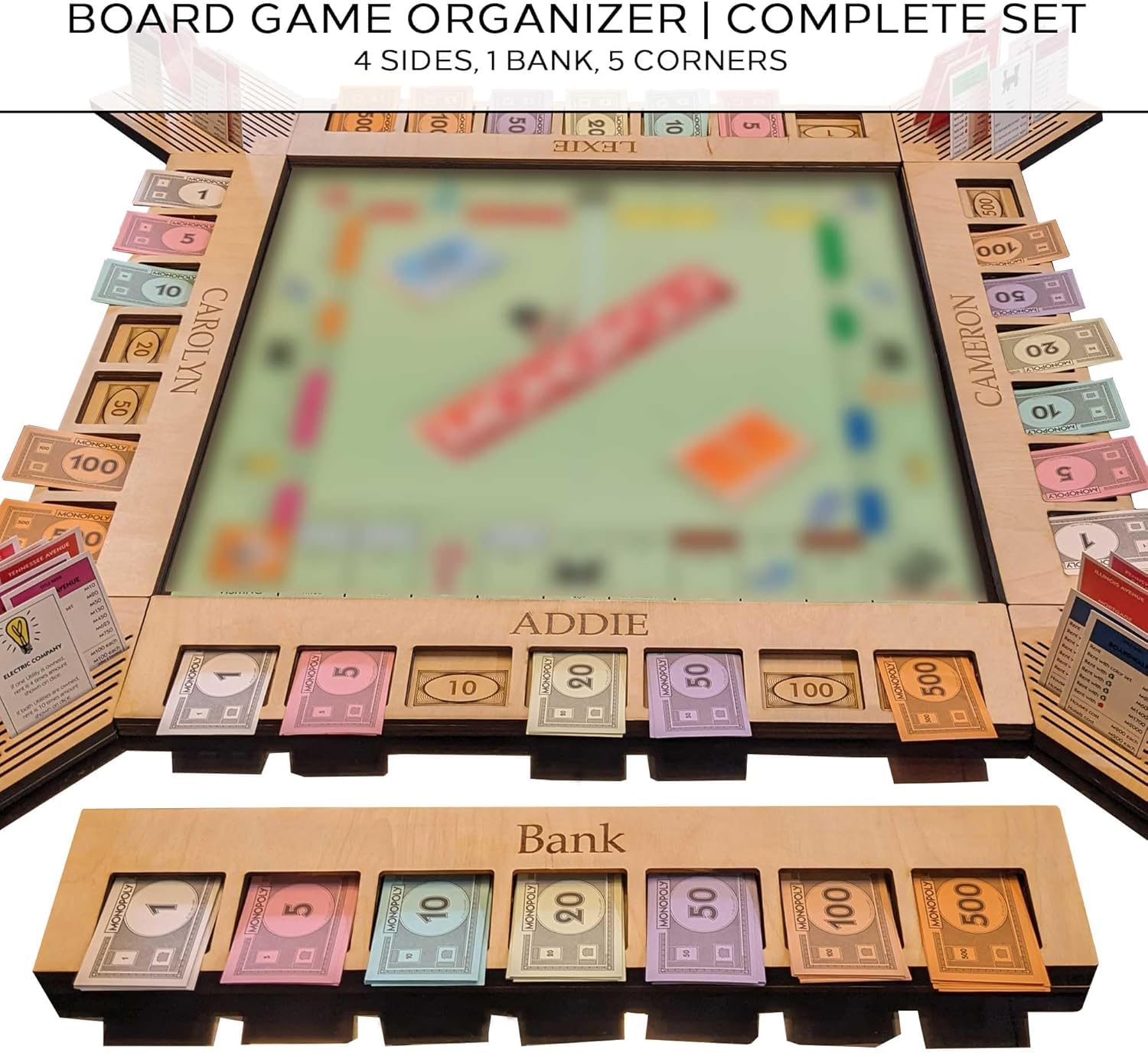 GUYTRENDz complete set includes organizers and accessories to streamline play.