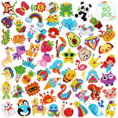 GWAHSA diamond art stickers kit for kids, colorful projects to start crafting.