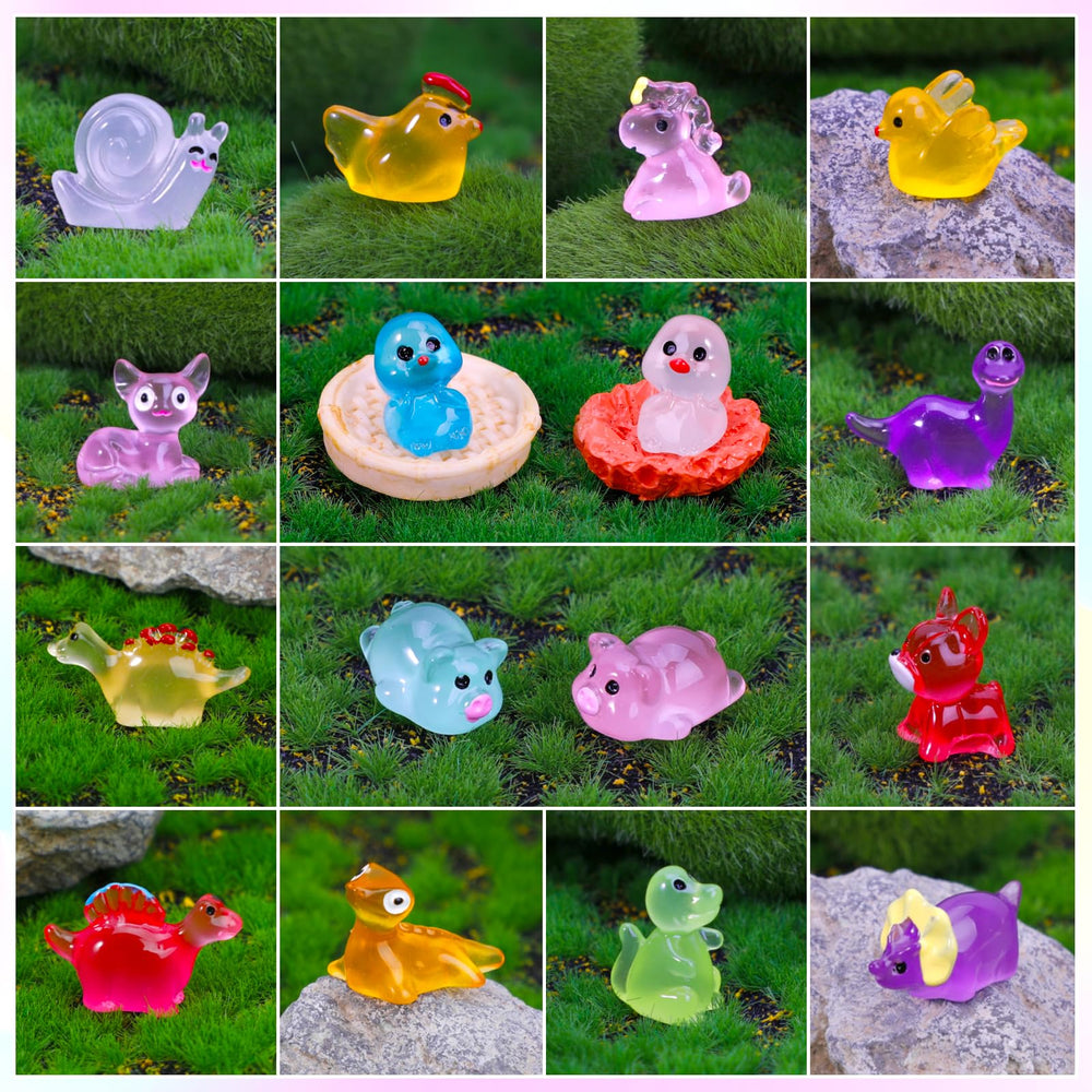 GWAHSA glow mini resin frogs bring charm to aquariums.