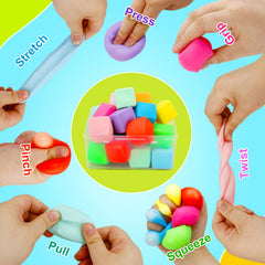GWAHSA stress cubes close-up texture highlighting soft, squeezable surface.
