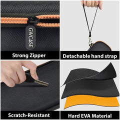 GWCASE green and orange design adds visibility and style