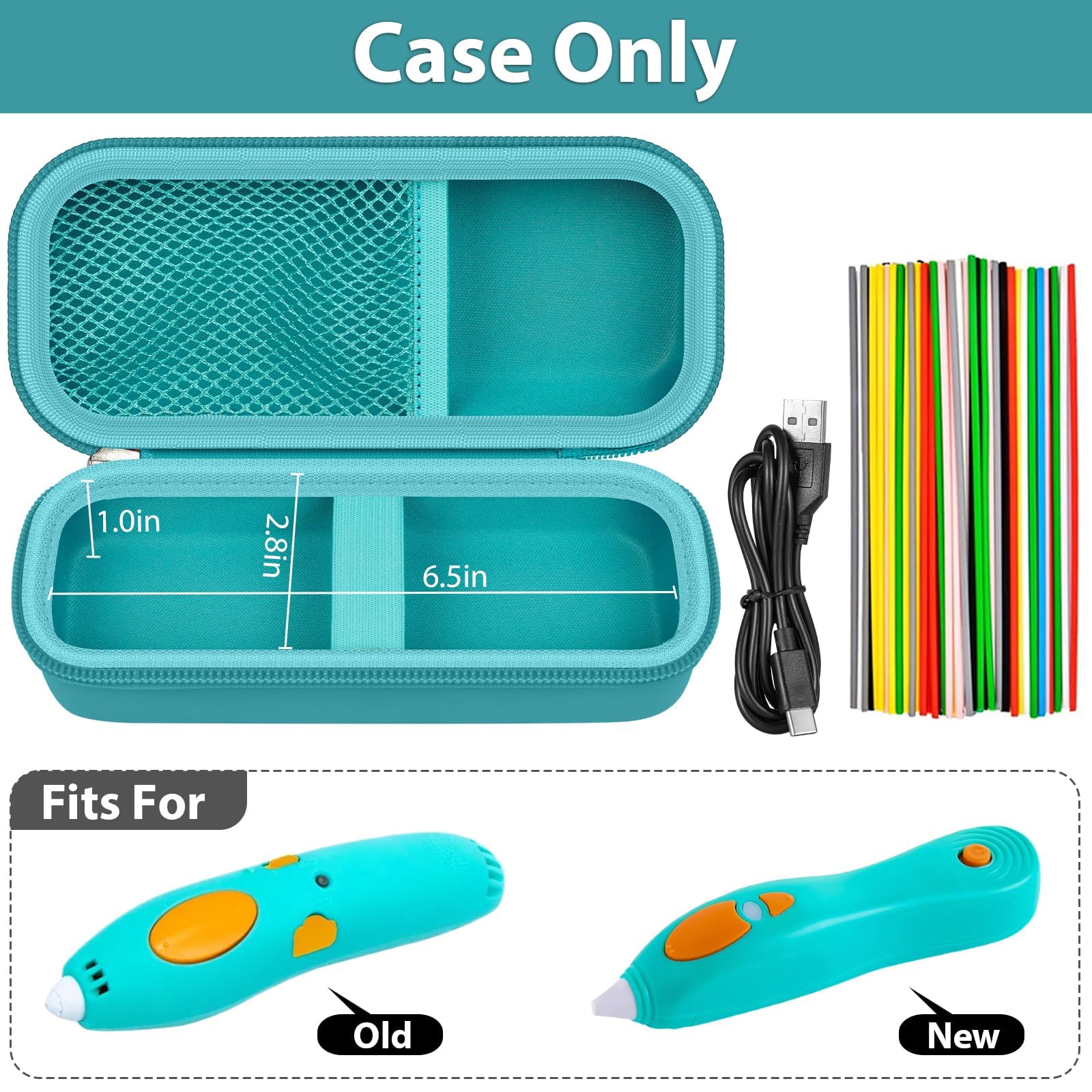 GWCASE hard EVA protection for the doodler case guards against bumps and scratches.