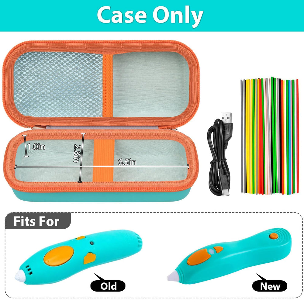 Inside elastic strap secures Start+ Essentials pens and accessories.