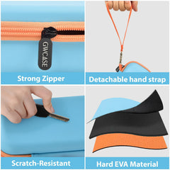 GWCASE smooth zipper seals the case for secure transport