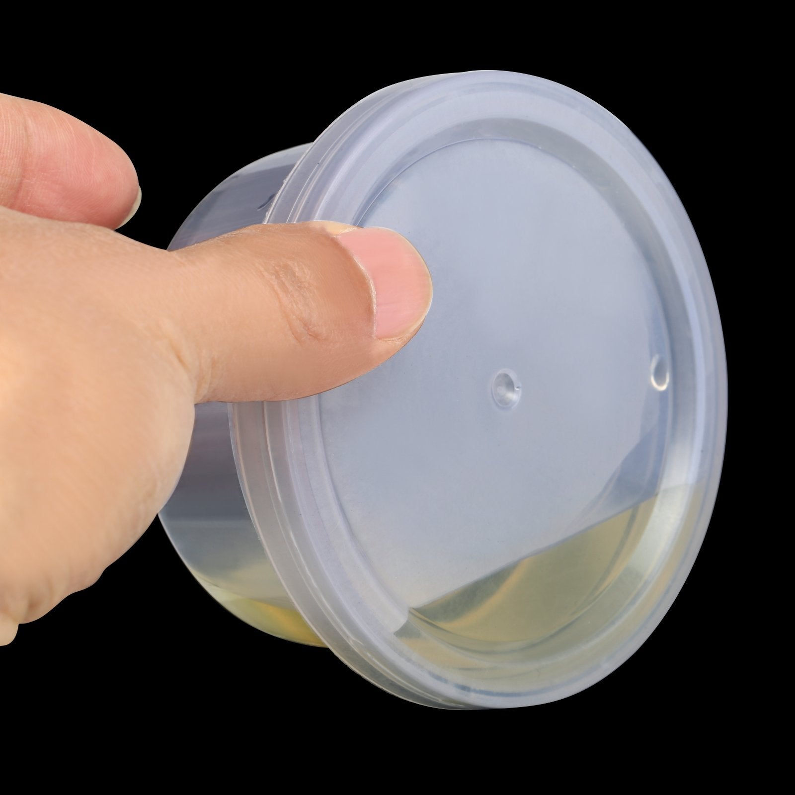 GWHOLE stackable design helps save space on shelves.