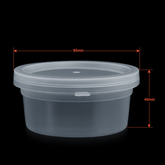 GWHOLE slime container lid demonstrates leak-proof seal for transport.