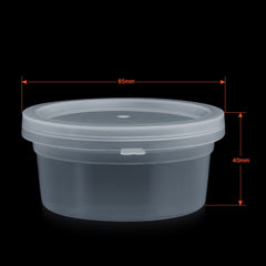 GWHOLE slime container lid demonstrates leak-proof seal for transport.